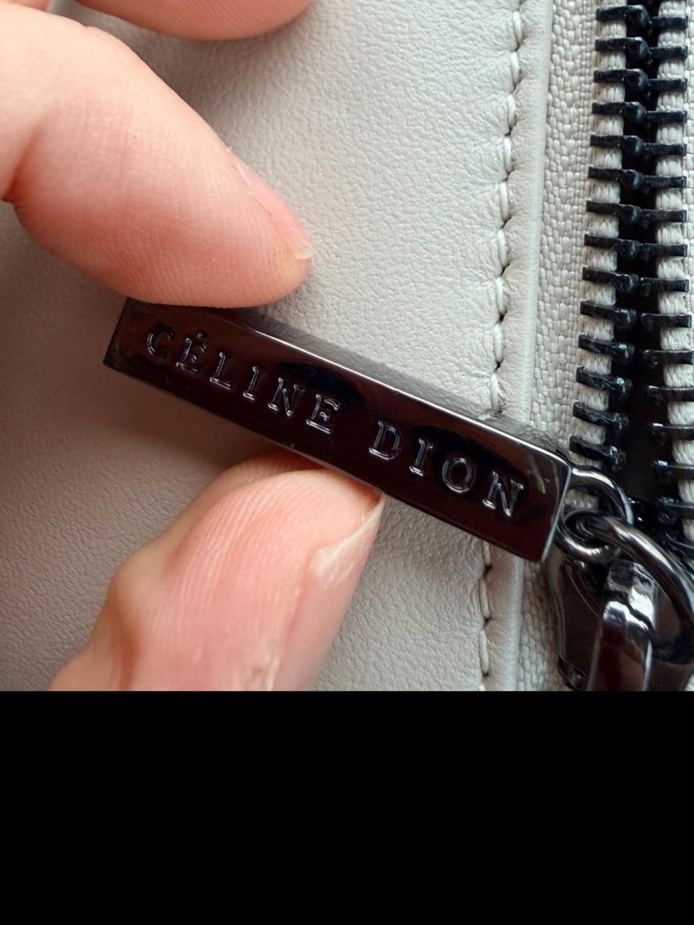 CELINE DION Vibrato Satchel Top Handle Cross Body Leather Purse NEW Retail $400 - Picture 4 of 14